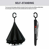 C-Type Reverse Folding Umbrella — Hands-Free, No-Drip, Auto Open