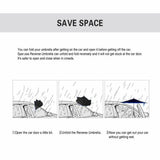 C-Type Reverse Folding Umbrella — Hands-Free, No-Drip, Auto Open