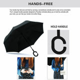 C-Type Reverse Folding Umbrella — Hands-Free, No-Drip, Auto Open