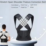 Back Brace Posture Corrector for Men and Women,Adjustable Back Posture Belt Invisible