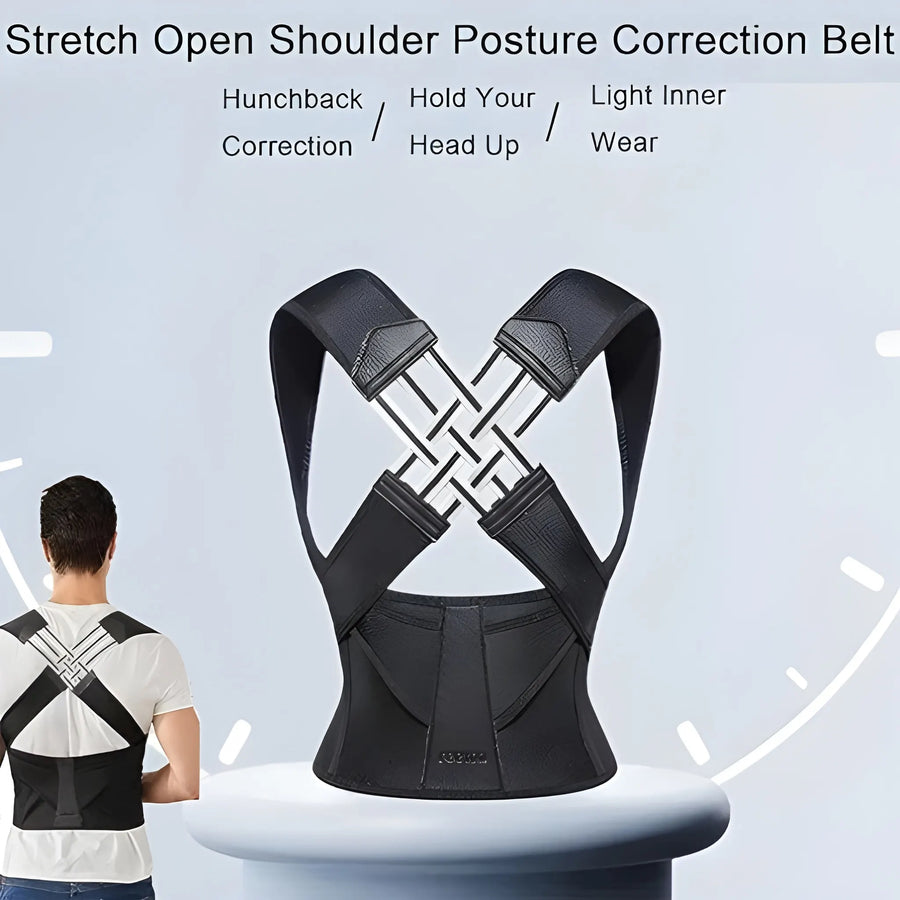 Back Brace Posture Corrector for Men and Women,Adjustable Back Posture Belt Invisible