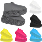 Silicone Waterproof Shoe Covers — Monsoon Proof, Slip Resistant